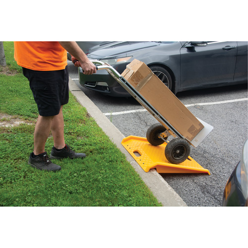 Portable Poly Hand Truck Curb Ramp, 1000 lbs. Capacity, 27" W x 27" L PB Rental Co. Ltd.