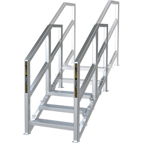 Escalier Smartstairs t&eacute;lescopique &agrave; 3-5 marches en aluminium PB Rental Co. Ltd.