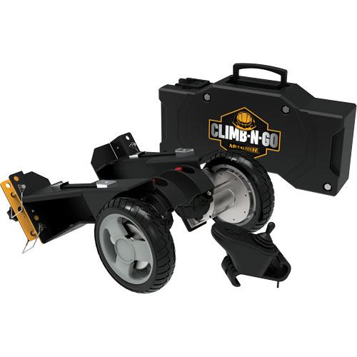 Syst&egrave;me de motorisation pour &eacute;chafaudage Climb-N-Go PB Rental Co. Ltd.