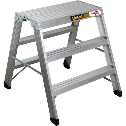 Portable Work-Stand Saw Horse, Aluminum Frame, 12-1/4" D x 36" H PB Rental Co. Ltd.