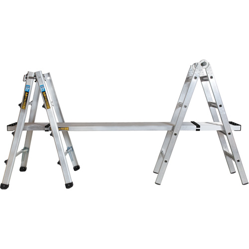 Telescoping Multi-Position Ladder, Aluminum, 300 lbs., CSA Grade 1A PB Rental Co. Ltd.