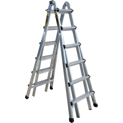 Telescoping Multi-Position Ladder, Aluminum, 300 lbs. PB Rental Co. Ltd.