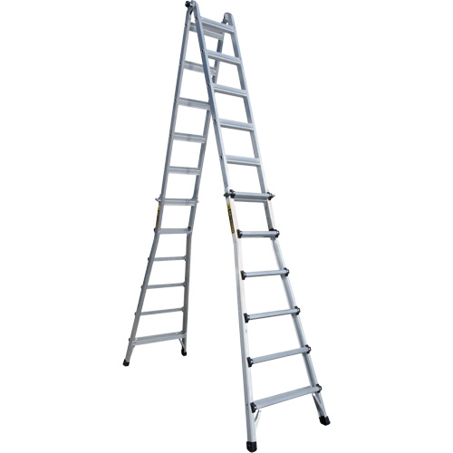 Telescoping Multi-Position Ladder, Aluminum, 300 lbs. PB Rental Co. Ltd.