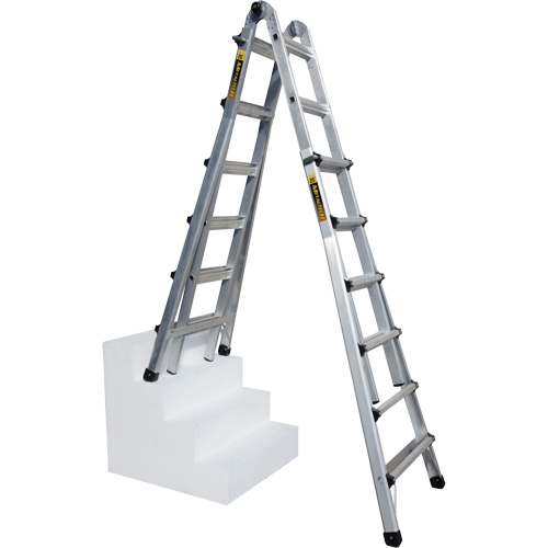 Telescoping Multi-Position Ladder, Aluminum, 300 lbs. PB Rental Co. Ltd.