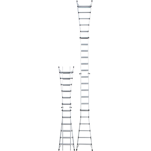 Telescoping Multi-Position Ladder, Aluminum, 300 lbs. PB Rental Co. Ltd.