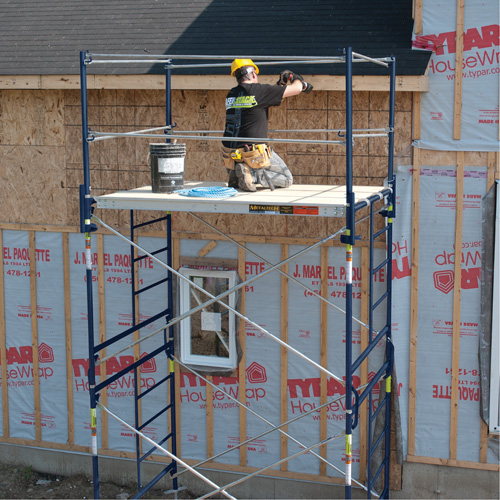 Complete Scaffold Tower with Casters, 66-2/10" D x 177-1/2" H PB Rental Co. Ltd.