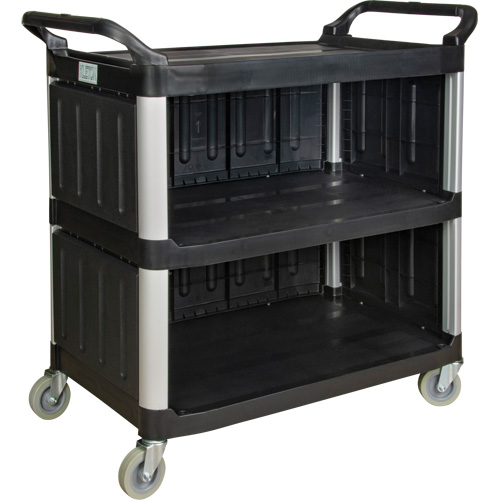 Utility Cart, 3 Tiers, 19-3/4" x 37-1/2" x 40-1/4", 250 lbs. Capacity PB Rental Co. Ltd.