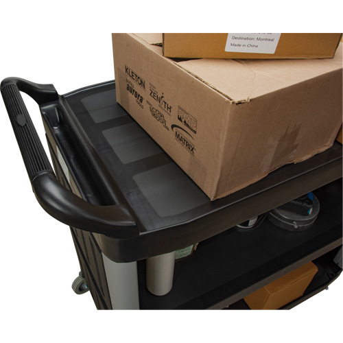 Utility Cart, 3 Tiers, 19-3/4" x 37-1/2" x 40-1/4", 250 lbs. Capacity PB Rental Co. Ltd.