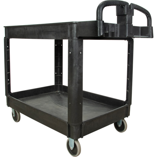 Utility Cart, 2 Tiers, 25-5/8" x 33-1/2" x 43-3/4", 550 lbs. Capacity PB Rental Co. Ltd.