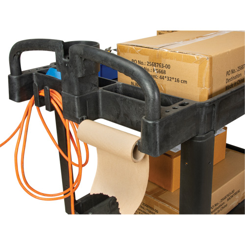 Utility Cart, 2 Tiers, 25-5/8" x 33-1/2" x 43-3/4", 550 lbs. Capacity PB Rental Co. Ltd.