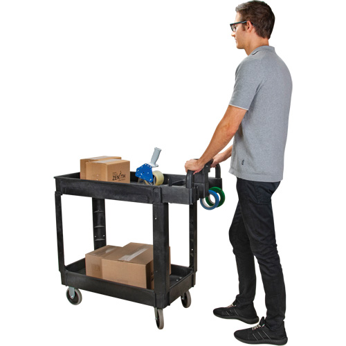 Utility Cart, 2 Tiers, 17-1/8" x 33-1/2" x 37-5/8", 550 lbs. Capacity PB Rental Co. Ltd.