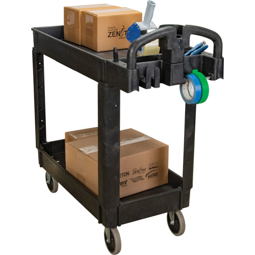Utility Cart, 2 Tiers, 17-1/8" x 33-1/2" x 37-5/8", 550 lbs. Capacity PB Rental Co. Ltd.