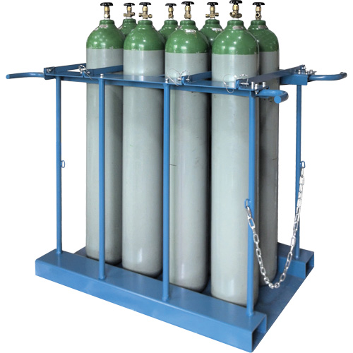 Support de rangement pour 8 cylindres pour chariot &eacute;l&eacute;vateur PB Rental Co. Ltd.