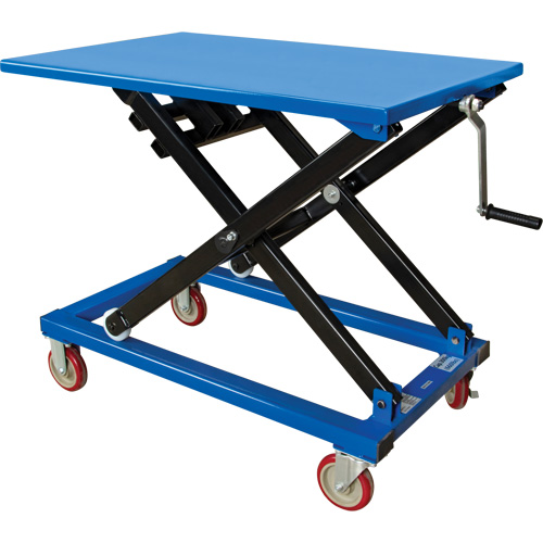 Table &eacute;l&eacute;vatrice manuelle &agrave; ciseaux, 37-3/8" lo x 23-5/8" la, Acier, Capacit&eacute; 660 lb PB Rental Co. Ltd.
