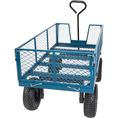 Wagon avec c&ocirc;t&eacute;s rabattables, 24" la x 48" la x Capacit&eacute; 800 lb PB Rental Co. Ltd.