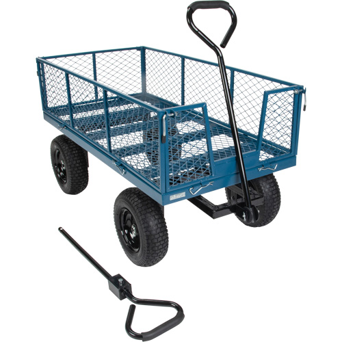 Wagon avec c&ocirc;t&eacute;s rabattables, 24" la x 48" la x Capacit&eacute; 800 lb PB Rental Co. Ltd.