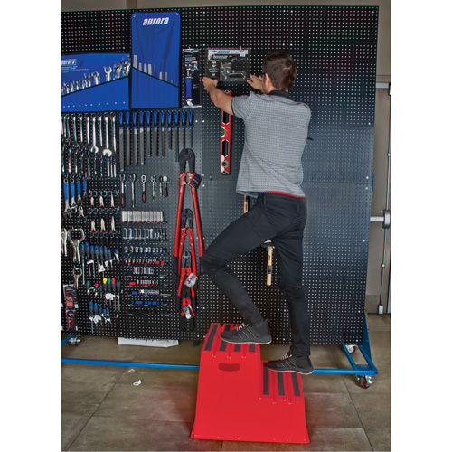 Escabeau industriel, 2 marches, 26" x 22-7/16" x Hauteur 19-11/16" PB Rental Co. Ltd.