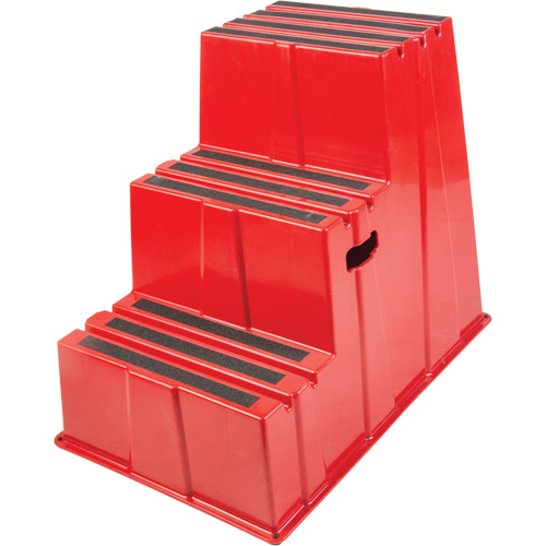 Escabeau industriel, 3 marches, 34-13/16" x 22-7/16" x Hauteur 28-1/2" PB Rental Co. Ltd.