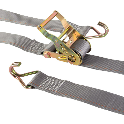 Tendeur d'arrimage utilitaire robuste, Crochet en J, 2" la x 16' lo, Charge d'utilisation 500 lb (227 kg) PB Rental Co. Ltd.