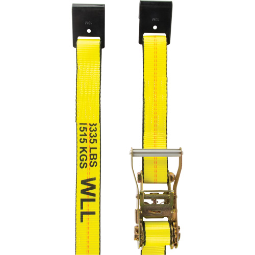 Tendeur d'arrimage pour treuil, Crochet plat, 2" , 30' , Charge d'utilisation max. 3335 lb (1512 kg) PB Rental Co. Ltd.