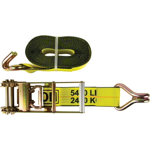 Winch Strap, J-Hook, 3" W x 30' L, 5400 lbs. (2449 kg) Working Load Limit PB Rental Co. Ltd.