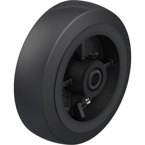 Black Rubber on Cast Iron Core Wheel PB Rental Co. Ltd.