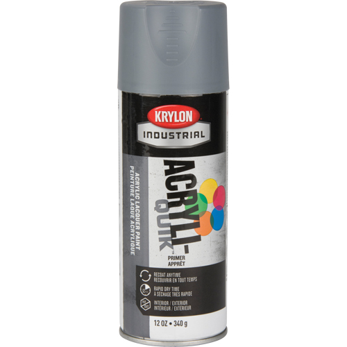 Laque industrielle Acryli-Quik, Gris, Tr&egrave;s mat, 12 oz, Canette a&eacute;rosol PB Rental Co. Ltd.