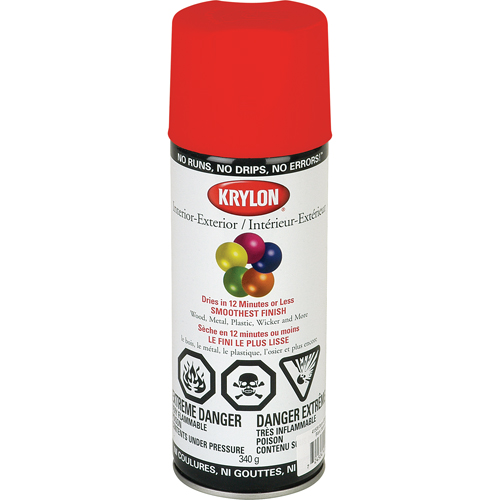 Industrial Acryli-Quik Lacquer, Banner Red, Gloss, 12 oz., Aerosol Can PB Rental Co. Ltd.