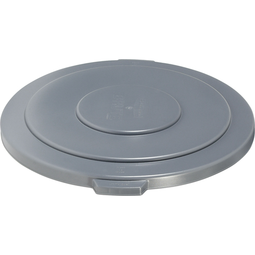 Round Brute&reg; Tops, Flat Lid, Plastic/Polyethylene, Fits Container Size: 26-1/2" Dia. PB Rental Co. Ltd.