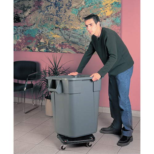 Socles roulants  Brute, carr&eacute;s, Poly&eacute;thyl&egrave;ne, Noir PB Rental Co. Ltd.