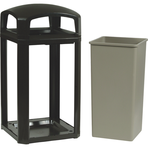 Landmark Series&reg; Classic Container Frame With Rigid Liner, Plastic, 50 US gal. PB Rental Co. Ltd.
