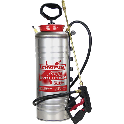Pulv&eacute;risateur de b&eacute;ton &agrave; r&eacute;servoir Evolution, 3,5 gal. (13,2 L), Acier inoxydable, Lance de 19" PB Rental Co. Ltd.