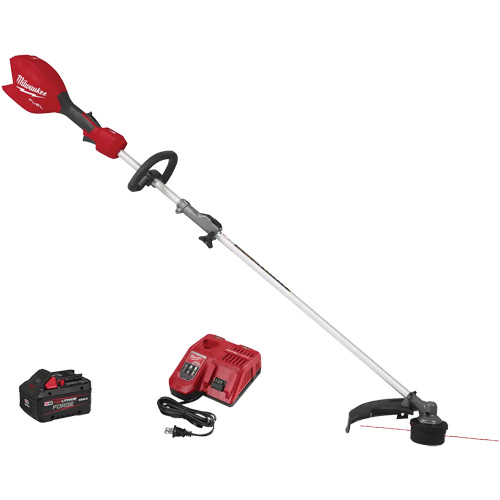 Ensemble de taille-bordure Fuel avec Quik-Lok, 16", &agrave; pile PB Rental Co. Ltd.