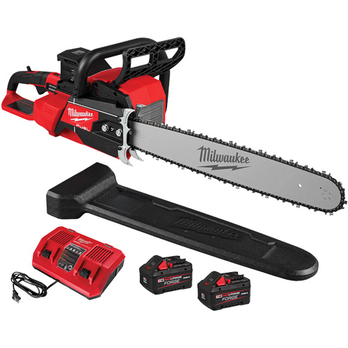 Fuel 20" Dual Battery Chainsaw Kit, Battery Powered, 5.8 HP PB Rental Co. Ltd.