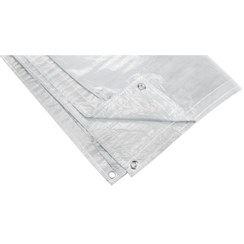 B&acirc;che isol&eacute;e, Poly&eacute;thyl&egrave;ne, Blanc, 20' x 12' x 8 mils PB Rental Co. Ltd.