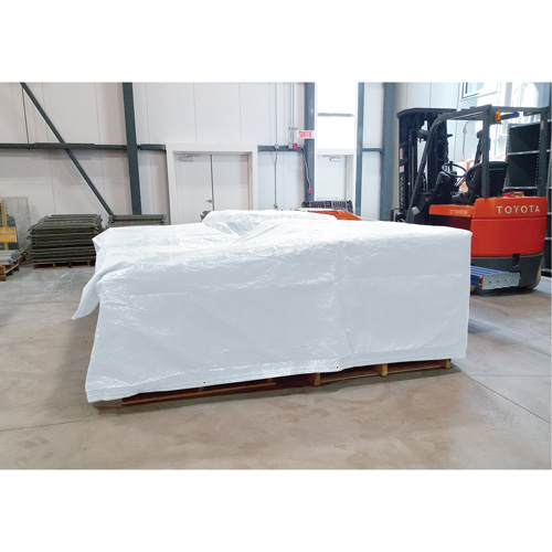 B&acirc;che isol&eacute;e, Poly&eacute;thyl&egrave;ne, Blanc, 20' x 12' x 8 mils PB Rental Co. Ltd.