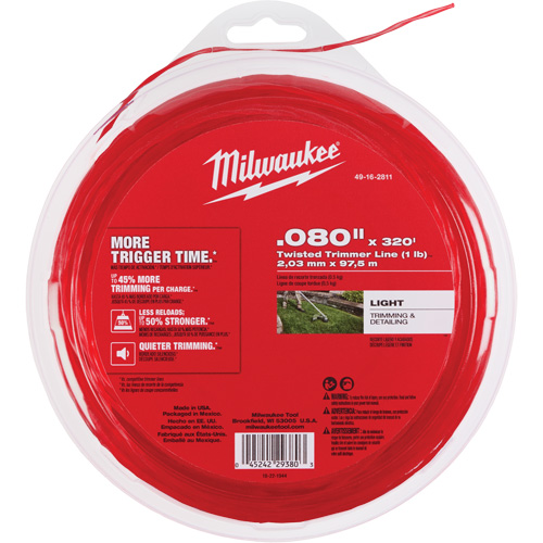 Fil de coupe 0.080" x 320 (1 lb) PB Rental Co. Ltd.