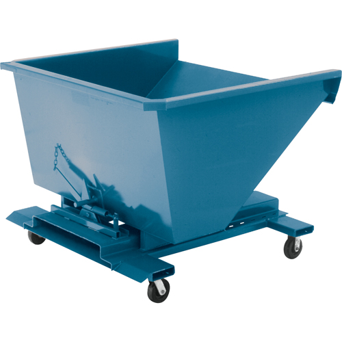 Conteneur autobasculeur, Acier, 3/4 vg³, Bleu PB Rental Co. Ltd.