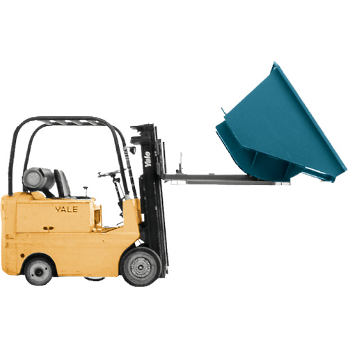 Conteneur autobasculeur, Acier, 3/4 vg³, Bleu PB Rental Co. Ltd.