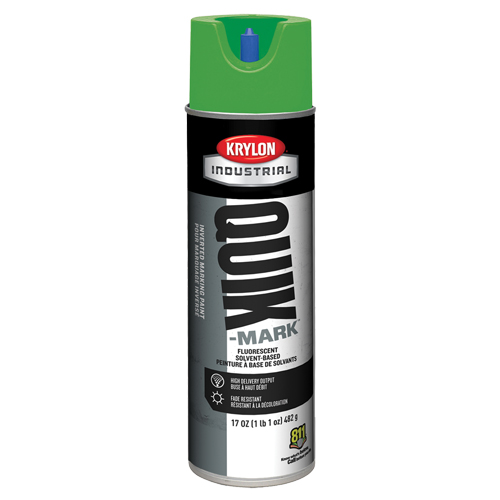 Peinture de marquage industrielle invers&eacute;e &agrave; base de solvant Quik-Mark, 17 oz, Canette a&eacute;rosol PB Rental Co. Ltd.