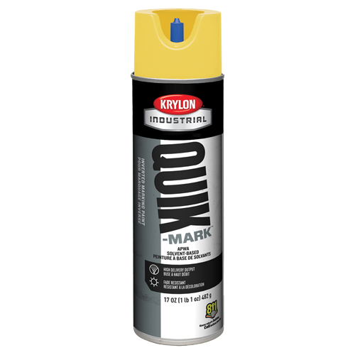 Peinture de marquage industrielle invers&eacute;e &agrave; base de solvant Quik-Mark, 17 oz, Canette a&eacute;rosol PB Rental Co. Ltd.