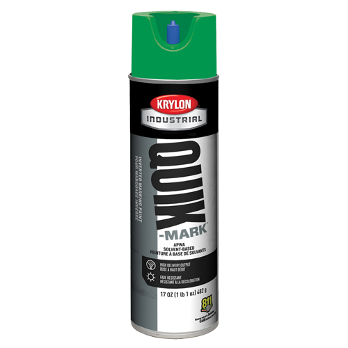 Peinture de marquage industrielle invers&eacute;e &agrave; base de solvant Quik-Mark, 17 oz, Canette a&eacute;rosol PB Rental Co. Ltd.