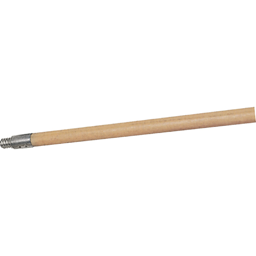 Structural Foam Push Broom Handle, Wood, ACME Threaded Tip, 15/16" Diameter, 60" Length PB Rental Co. Ltd.