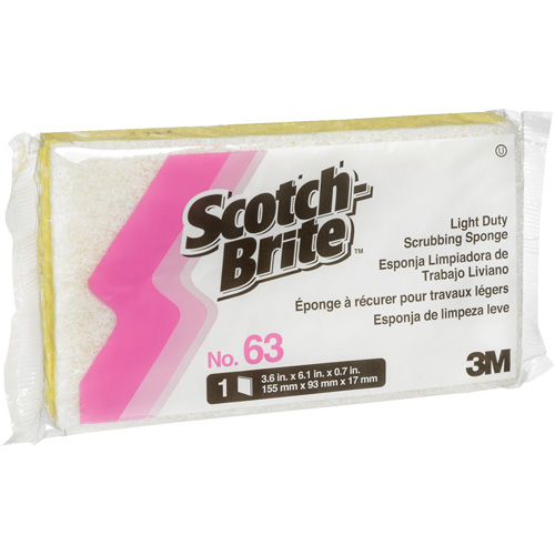 &eacute;ponge &agrave; r&eacute;curer pour les petits travaux Scotch-Brite, Cellulose/&agrave; r&eacute;curer, 3-1/2" la x 6" l PB Rental Co. Ltd.