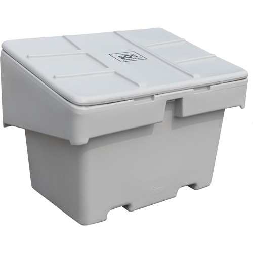 Salt Sand Container SOS, With Hasp, 42" x 29" x 30", 11 cu. Ft., Grey PB Rental Co. Ltd.