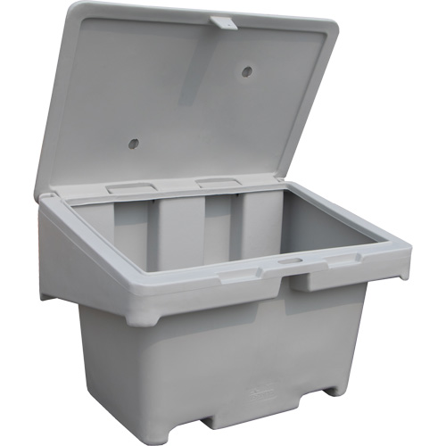 Salt Sand Container SOS, With Hasp, 42" x 29" x 30", 11 cu. Ft., Grey PB Rental Co. Ltd.