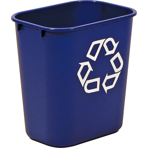 Recycling Container , Deskside, Plastic, 13-5/8 US Qt. PB Rental Co. Ltd.