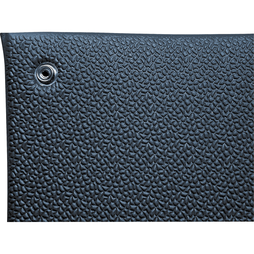 Comfort-King Anti-Static Matting, 2' W x 3' L x 3/8" T, Pebbled, Blue PB Rental Co. Ltd.