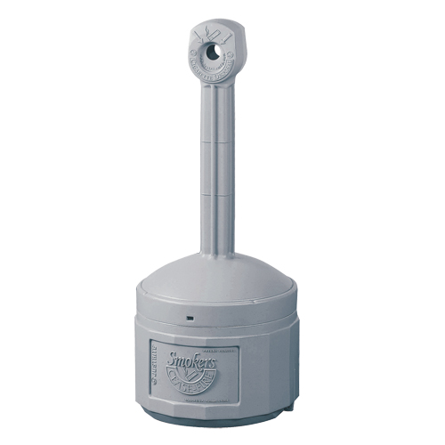 Smokers Cease-Fire&reg; Cigarette Butt Receptacle, Free-Standing, Plastic, 4 US gal. Capacity, 38-1/2" Height PB Rental Co. Ltd.