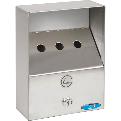 Smoking Receptacles, Wall-Mount, Stainless Steel, 1 Litres Capacity, 9" Height PB Rental Co. Ltd.